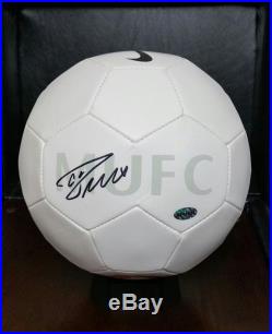 Cristiano Ronaldo Signed Official Nike Mufc Team Logo Soccer Ball