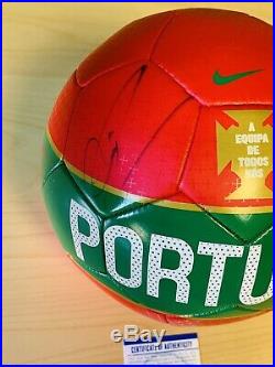 Cristiano Ronaldo Signed Portugal Nike Soccer Ball Psa/dna Real Madrid Juventus