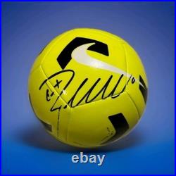 Cristiano Ronaldo Signed Soccer Ball with COA Soccer Football Al-Nassr