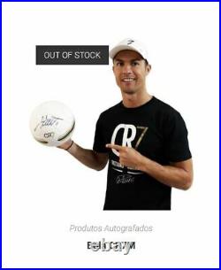 Cristiano Ronaldo Signed White CR7 Museum Ball