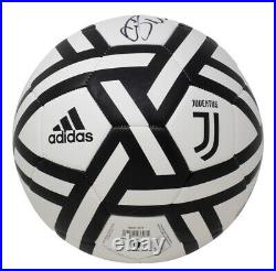 Cristiano Ronaldo Signed White F. C. Juventus Soccer Ball Fanatics