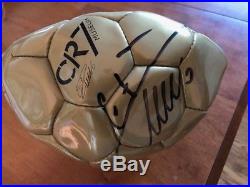 Cristiano Ronaldo hand signed autographed Ball