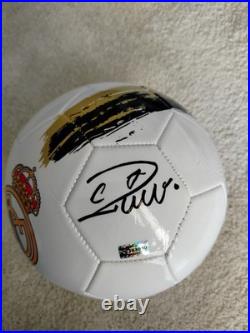 Cristiano Ronaldo signed ball with GCOA certificate, Real Madrid