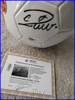 Cristiano Ronaldo signed ball with GCOA certificate, Real Madrid