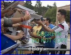 Cristiano Ronaldo signed soccer ball Real Madrid World Cup PSA DNA photo proof