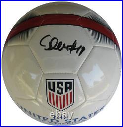 Crystal Dunn, 2019 Womens World Cup, Signed, Autographed, USA Soccer ball, Proof