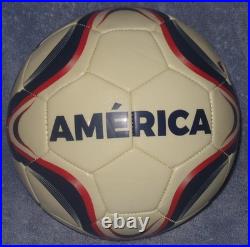 Cuauhtemoc Blanco Signed Auto'd Club America Soccer Ball Aguilas Mexico Fire D