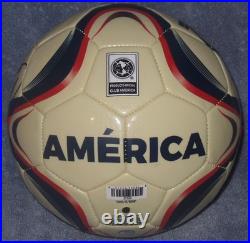 Cuauhtemoc Blanco Signed Auto'd Club America Soccer Ball Aguilas Mexico Fire D