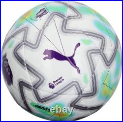 Cunha Manchester United Signed White and Green Puma English Premier Soccer Ball