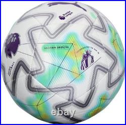Cunha Manchester United Signed White and Green Puma English Premier Soccer Ball