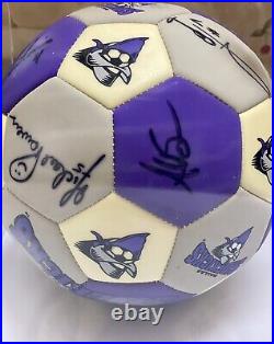 DALLAS SIDEKICKS Autographed Ball with Case Texas COLLECTOR