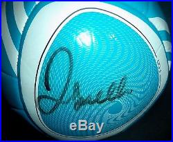 DAVID BECKHAM SOCCER LEGEND SIGNED AUTOGRAPHED BLUE ADIDAS SOCCER BALL WithCOA