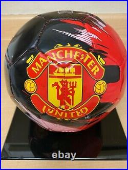 DAVID BECKHAM Signed Autograph MANCHESTER UNITED Soccer Ball PSA #AJ23865