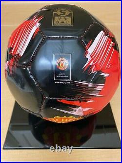 DAVID BECKHAM Signed Autograph MANCHESTER UNITED Soccer Ball PSA #AJ23865