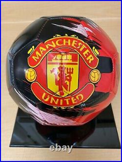 DAVID BECKHAM Signed Autograph MANCHESTER UNITED Soccer Ball PSA #AJ23865