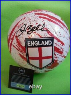 DAVID BECKHAM Signed Football England Certified COA