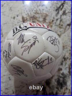 DC United 1999 2000 Multi Autograph Signed Soccer Ball