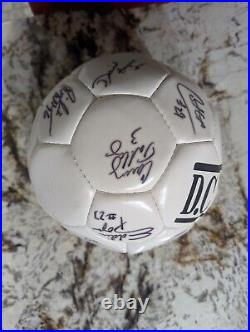 DC United 1999 2000 Multi Autograph Signed Soccer Ball