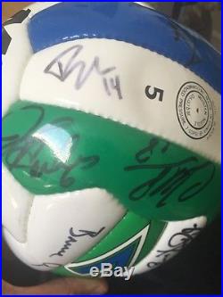 DC United'99 Team Autographed MLS Soccer Ball Pope Moreno Etcheverry Authentic