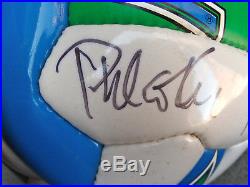 DEF LEPPARD AUToGRaPHeD SoCCeR BaLL SIGNED 1999 MaTCH vs WZZO RaDio aLLeNToWN PA