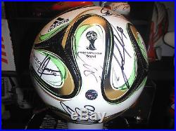 DEUTSCHLAND / GERMANY World Cup 2014 signed x21 SOCCER BALL Fussball Football