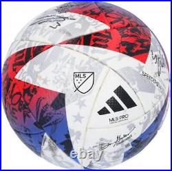 D. C. United Signed Match-Used Soccer Ball from 2023 MLS Season with10 Signatures