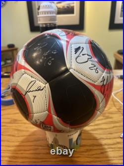 D. C. United Signed Soccer Ball from 2008 Season with Multiple Signatures
