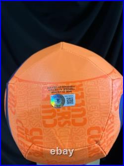 Dani Alves Signed Barcelona Soccer Ball (BECKETT WITNESSED)