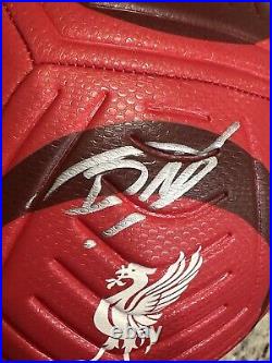 Darwin Nunez Liverpool FC Autographed/Signed Nike Strike Ball Fanatics Holo
