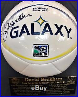 David Beckham Autographed LA Galaxy Ball Size 5 JSA LOA Authenticated