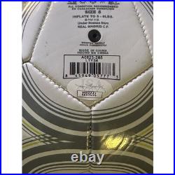 David Beckham Autographed Real Madrid Soccer Ball JSA LOA David Beckham Autographed Real Madrid Soccer Ball JSA LOA