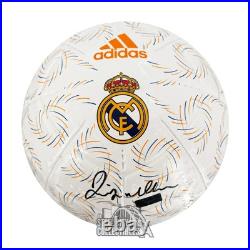 David Beckham Autographed Real Madrid White Adidas Soccer Ball Panini