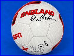 David Beckham SIGNED ENGLAND SOCCER BALL AUTOGRAPH CERTIFIED! COA