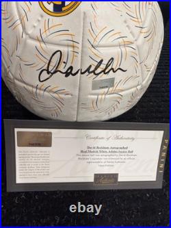 David Beckham SIGNED REAL MADRID SOCCER BALL autograph Panini COA