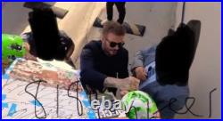 David Beckham Signed Adidas Soccer Ball With Exact Proof