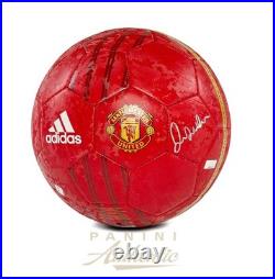 David Beckham Signed Manchester United Adidas Soccer Ball Panini