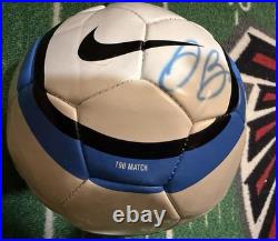 David Beckham Signed Nike Soccer Ball