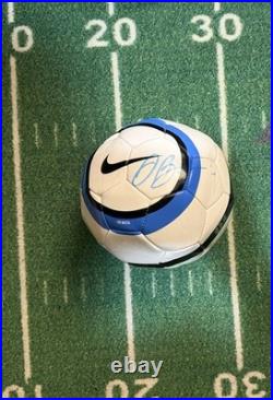 David Beckham Signed Nike Soccer Ball