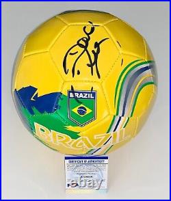 David Luiz Signed Brazil Soccer Ball Psa Coa Ai28018
