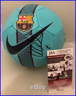 David Villa New York City FC signed Barcelona Barca Soccer Ball Spain JSA