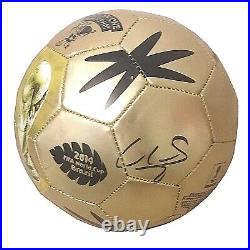 David Villa Signed 2014 World Cup Soccer Ball Proof Espana Spain NYFC Autograph