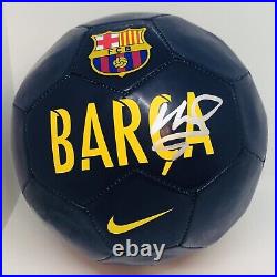 David Villa Signed Fcb Soccer Ball Fc Barcelona Futbol Legend Barca Jsa Coa