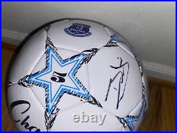 Dele Alli Signed Autographed Everton Fc Logo Full Size Soccer Ball Coa