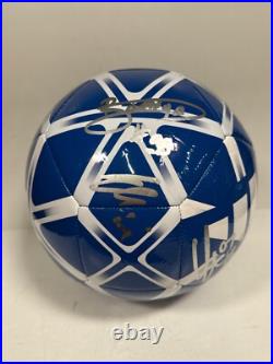 Denis Bouanga, Giroud, Lloris Signed Soccer Ball Size 5 PSA AP19215