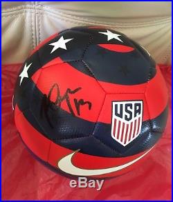 EXACT PROOF! ALEX MORGAN Signed Autographed USA Womens Soccer Ball USWNT