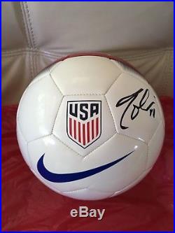 EXACT PROOF! TOBIN HEATH Signed Autographed USA Womens Soccer Ball USWNT