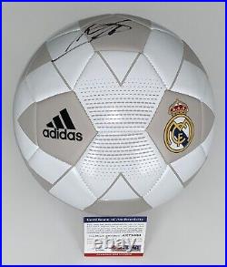 Eden Hazard Signed Real Madrid Soccer Ball Futbol Psa Coa Ae73000