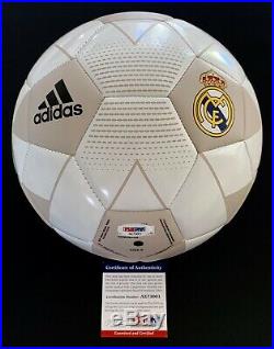 Eden Hazard Signed Real Madrid Soccer Ball Proof + Psa Coa Ae73001