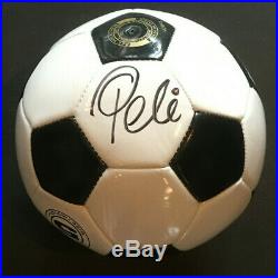 Edson Pele Signed Wilson Soccer ball mint autograph Grandstand COA
