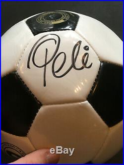 Edson Pele Signed Wilson Soccer ball mint autograph Grandstand COA